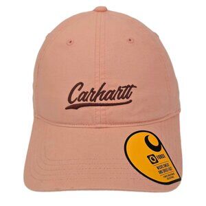 Carhartt Women’s Hat Coral Canvas Script Cap AH5247-W Adjustable OSFM - *READ*